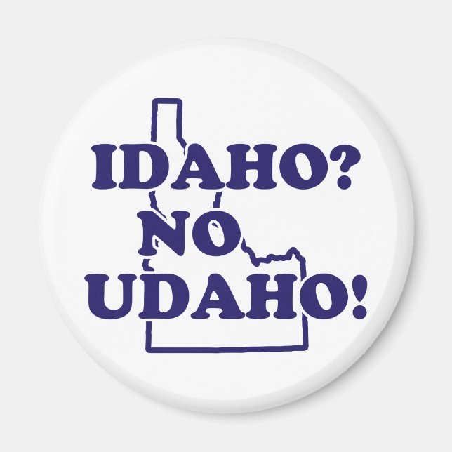 Idaho No Udaho Magnet (Vorne)