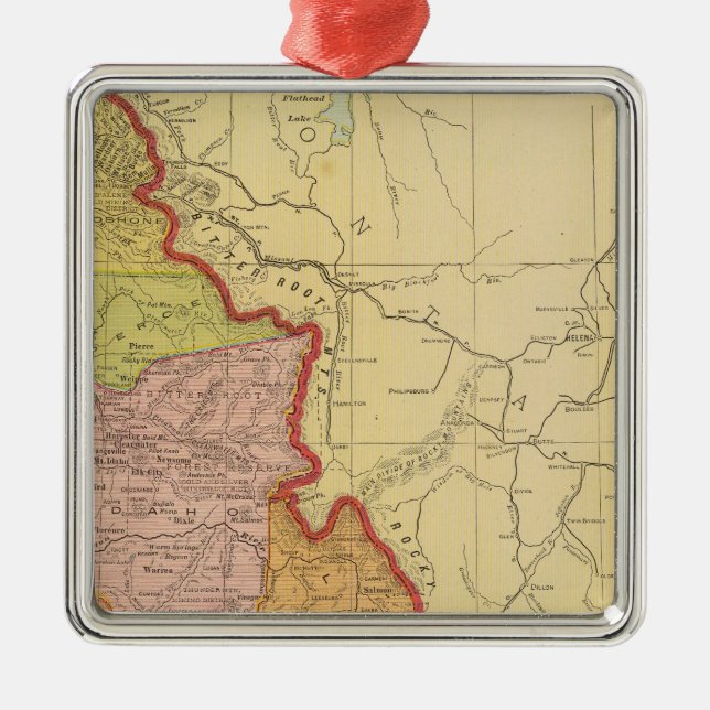 Idaho Ornament Aus Metall (Vorne)