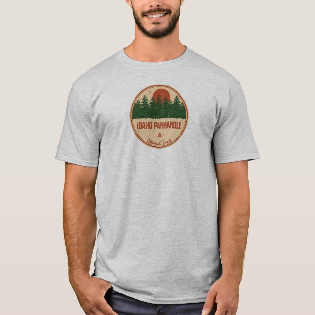Idaho Panhandle National Forests T-Shirt (Vorderseite)