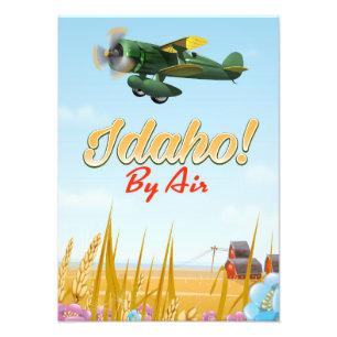 Idaho! per Flugzeug Fotodruck