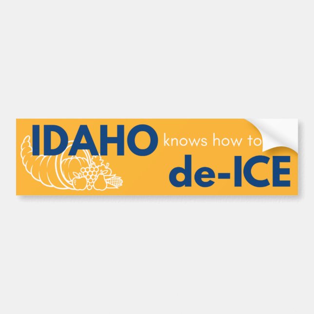 Idaho political bumper sticker autoaufkleber (Vorne)