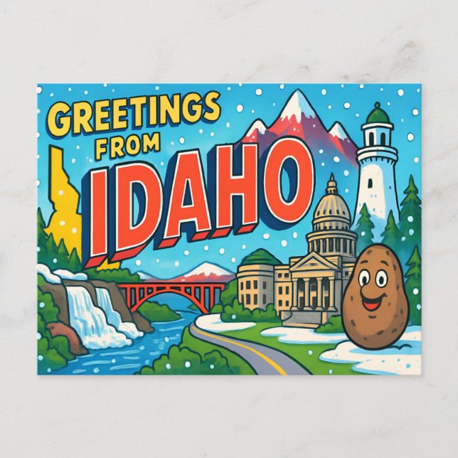 IDAHO Postcard Postkarte (Vorderseite)