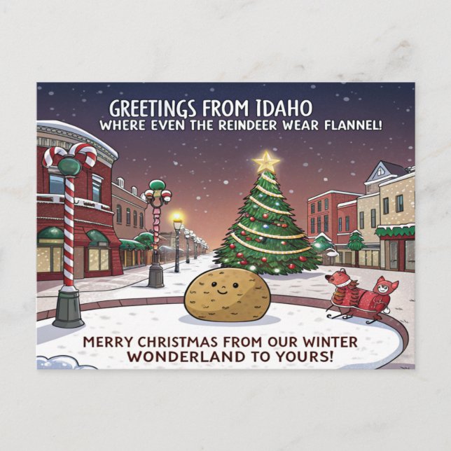 IDAHO Postcard Postkarte (Vorderseite)