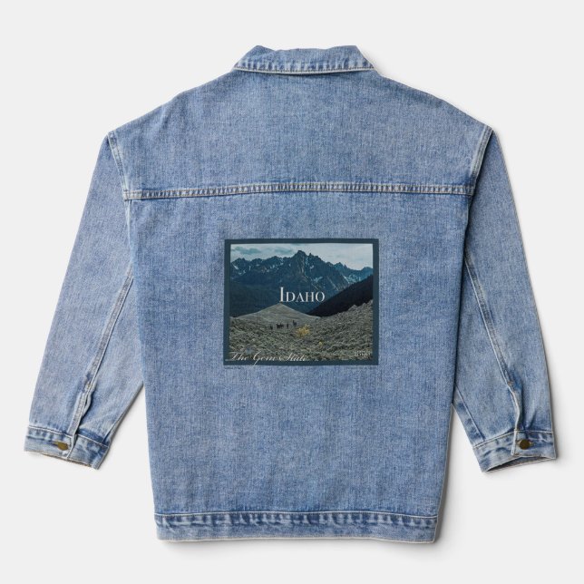 Idaho Poster Art Jeansjacke (Rückseite)