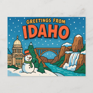 IDAHO Postkarte