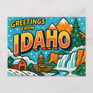 IDAHO Postkarte