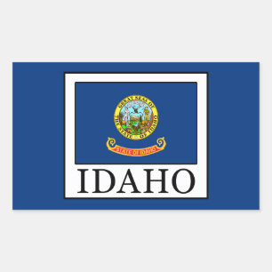 Idaho Rechteckiger Aufkleber