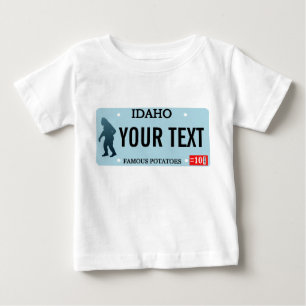 Idaho Sasquatch Lizenzschild Baby T-shirt