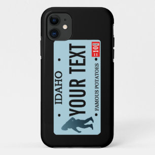 Idaho Sasquatch Lizenzschild iPhone 11 Hülle