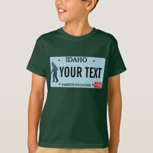 Idaho Sasquatch Lizenzschild T-Shirt