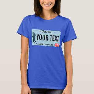 Idaho Sasquatch Lizenzschild T-Shirt