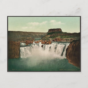 Idaho. Shoshone Falls selten Fotochrom Postkarte