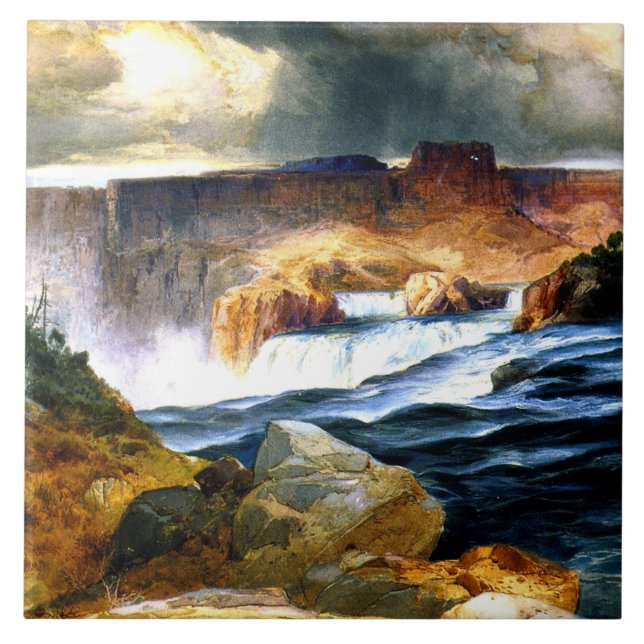 Idaho, Shoshone Falls, Snake River Fliese (Vorderseite)