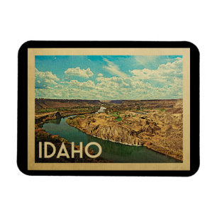 Idaho Snake River Canyon Vintage Reise Magnet