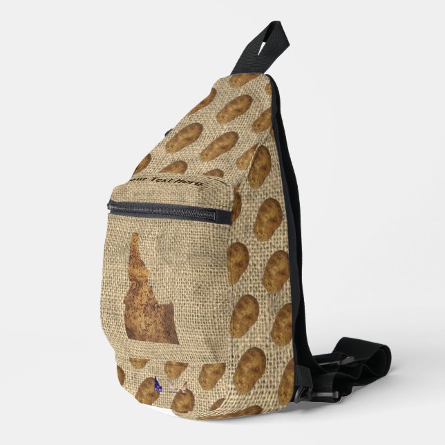 Idaho Spud Map Crossbody Bag (Rechte Ecke)