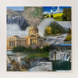 Idaho Staat Foto Collage 8 Bilder Jigsaw Puzzle