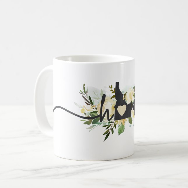 Idaho Staat Personalisiert Ihre Zuhause City Rusti Kaffeetasse (Vorderseite Links)