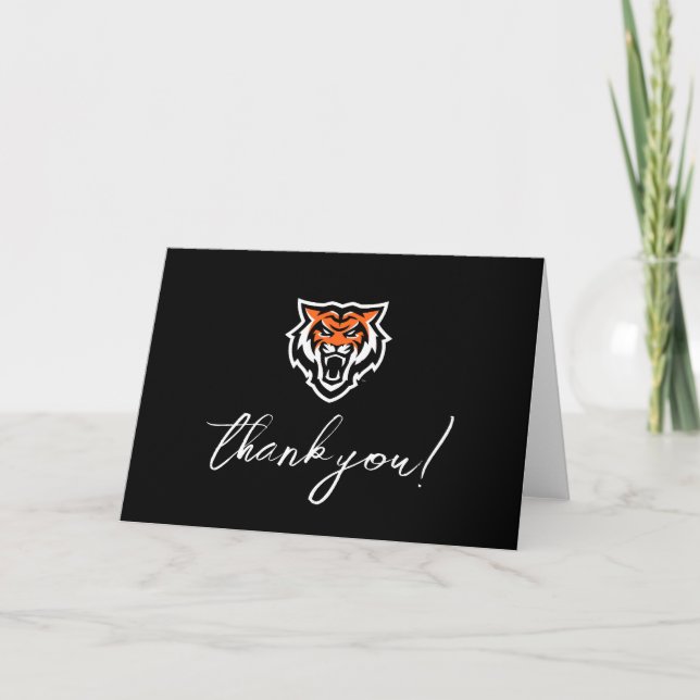 Idaho Staat University Bengals Spirit Design Dankeskarte (Vorderseite)