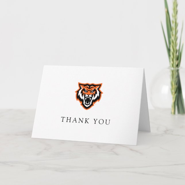 Idaho Staat University Bengals Spirit Design Dankeskarte (Vorderseite)