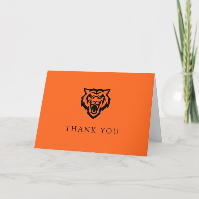Idaho Staat University Bengals Spirit Design Dankeskarte (Vorderseite)