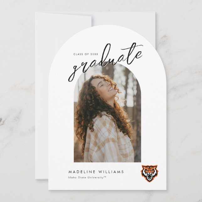 Idaho Staat University Bengals Spirit Design Einladung (Vorderseite)
