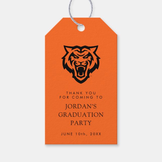 Idaho Staat University Bengals Spirit Design Geschenkanhänger (Vorderseite)