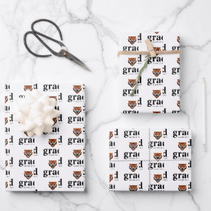 Idaho Staat University Bengals Spirit Design Geschenkpapier Set