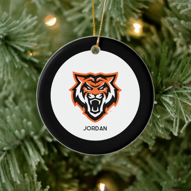 Idaho Staat University Bengals Spirit Design Keramik Ornament (Baum)