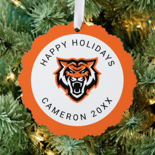 Idaho Staat University Bengals Spirit Design Ornament Karte