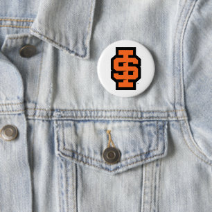 Idaho Staat University Bold Bengals Logo Button