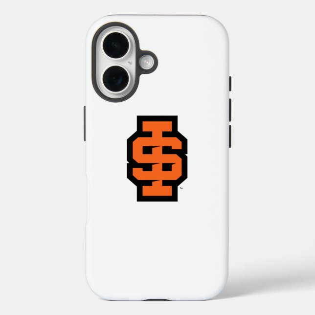 Idaho Staat University Bold Bengals Logo iPhone 16 Hülle (Rückseite)