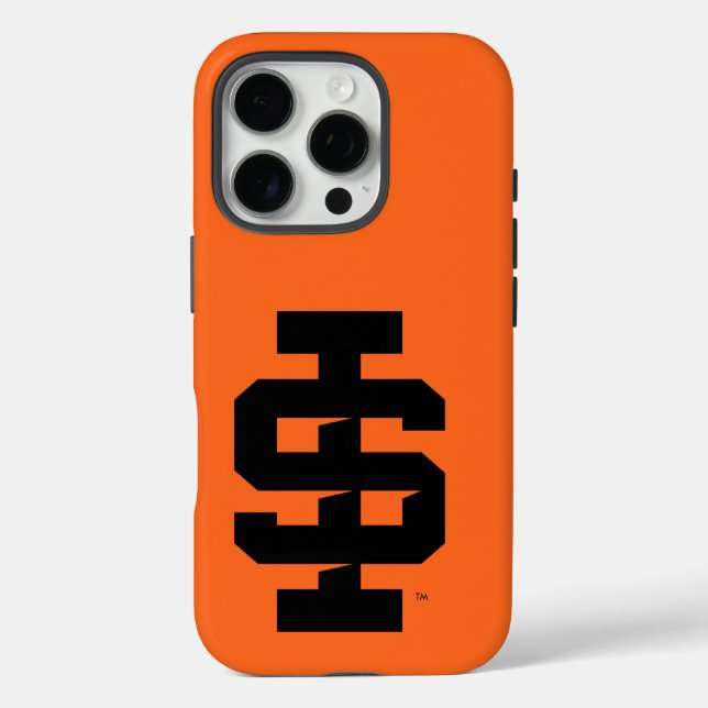 Idaho Staat University Bold Bengals Logo iPhone 16 Pro Hülle (Rückseite)