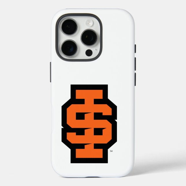 Idaho Staat University Bold Bengals Logo iPhone 16 Pro Hülle (Rückseite)