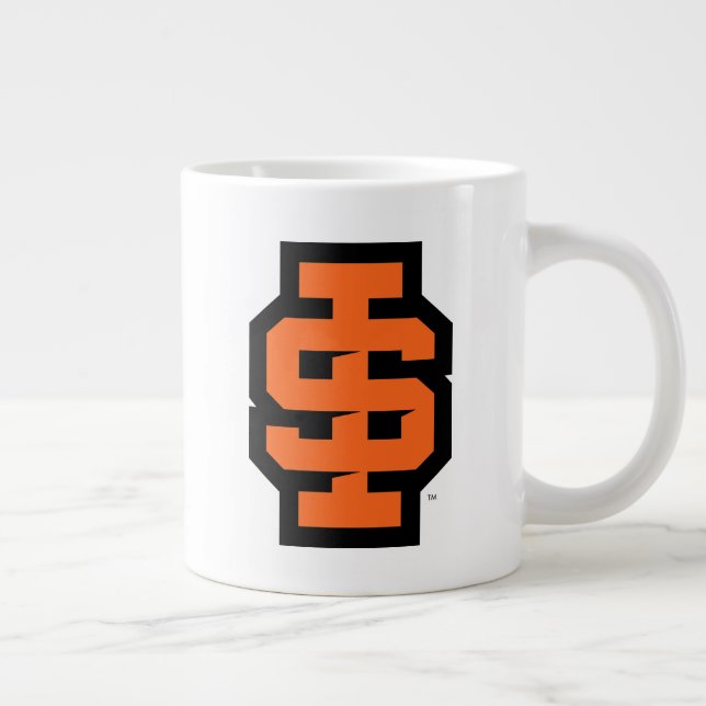 Idaho Staat University Bold Bengals Logo Jumbo-Tasse (Rechts)