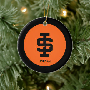 Idaho Staat University Bold Bengals Logo Keramik Ornament