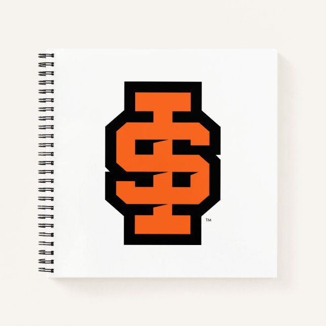 Idaho Staat University Bold Bengals Logo Notizbuch (Vorderseite)