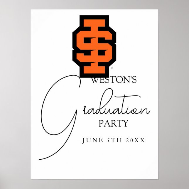Idaho Staat University Bold Bengals Logo Poster (Vorne)