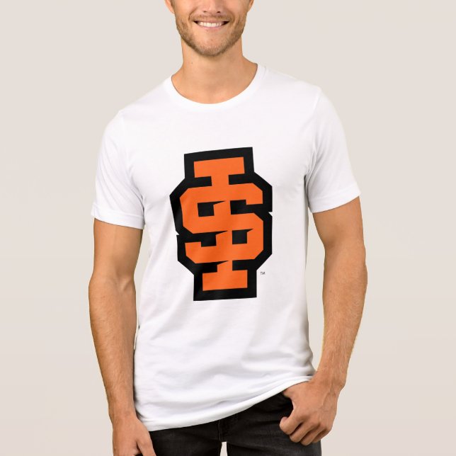 Idaho Staat University Bold Bengals Logo Tri-Blend Shirt (Vorderseite)