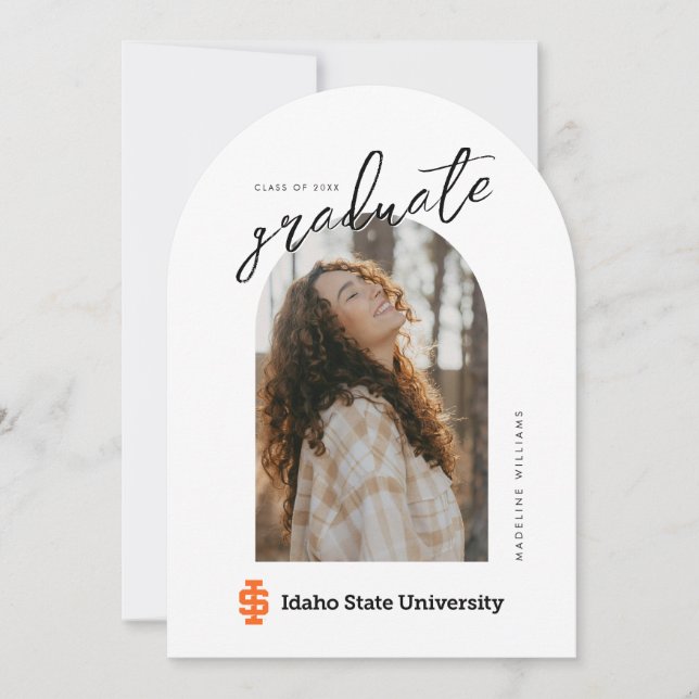 Idaho Staat University Offizielles Logo-Design Einladung (Vorderseite)