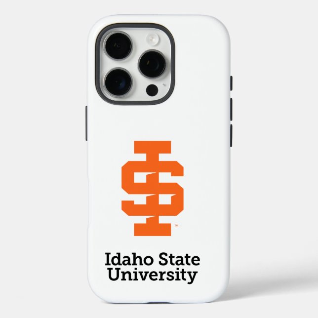 Idaho Staat University Offizielles Logo-Design iPhone 16 Pro Hülle (Rückseite)