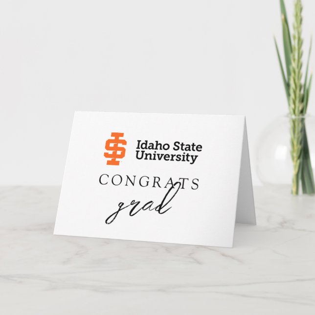 Idaho Staat University Offizielles Logo-Design Karte (Vorderseite)