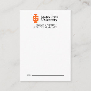 Idaho Staat University Offizielles Logo-Design Mitteilungskarte