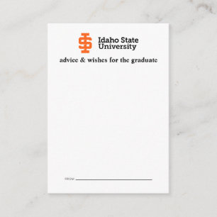 Idaho Staat University Offizielles Logo-Design Mitteilungskarte