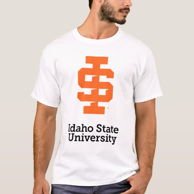 Idaho Staat University Offizielles Logo-Design T-Shirt (Vorderseite)