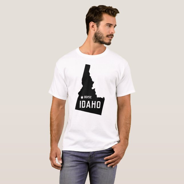 Idaho-Staatboise-Zuhauset-shirt T-Shirt (Vorne ganz)