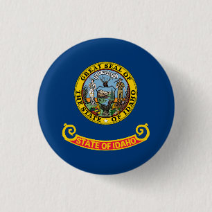 Idaho Staatsflagge Button