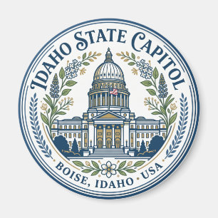 Idaho State Capitol USA Magnet