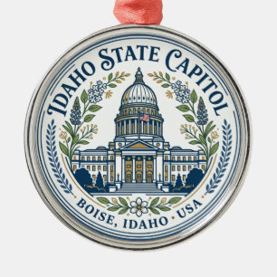Idaho State Capitol USA Ornament Aus Metall