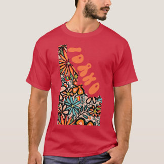 Idaho State Design Künstlerin entworfen Illustrati T-Shirt