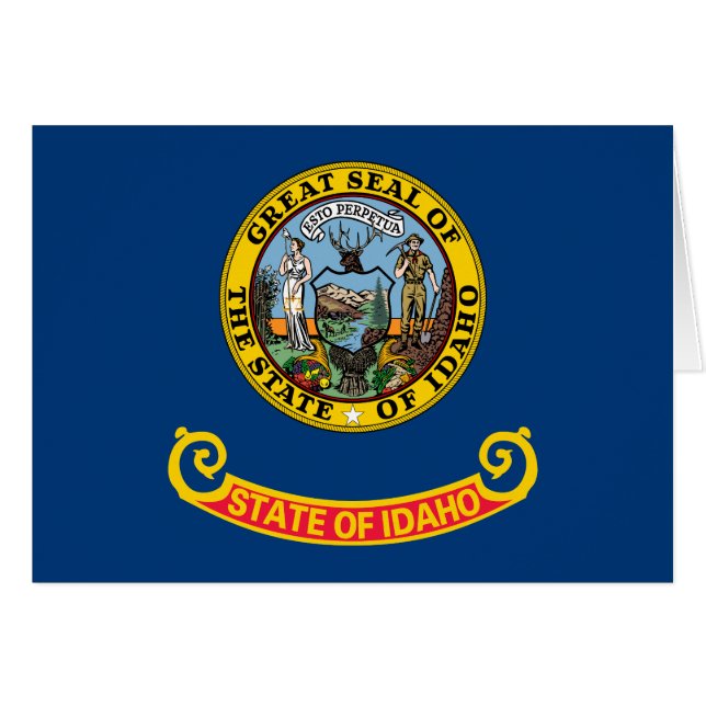 Idaho State Flag (Devant horizontal)
